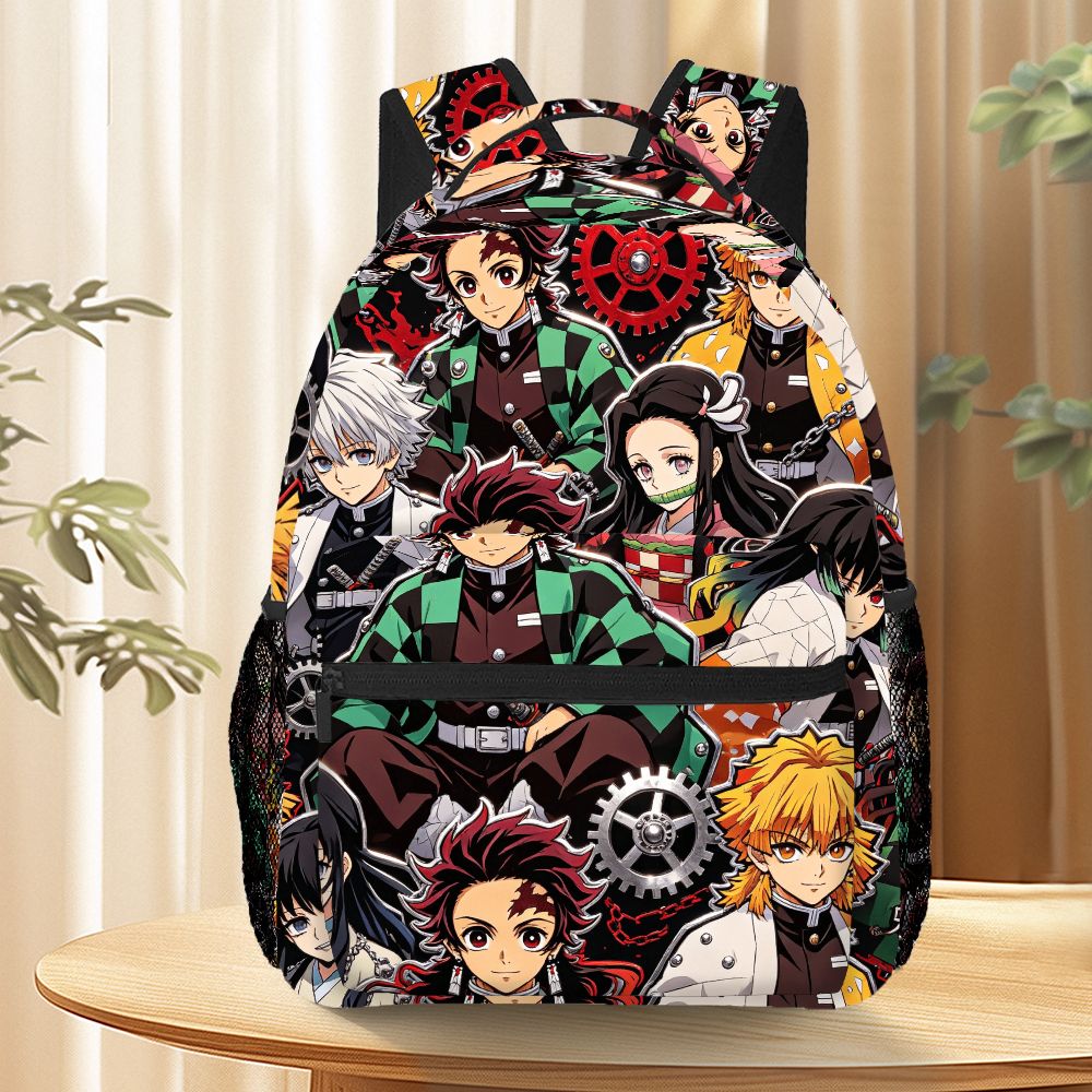 Travel Packing Accessories - Demon Slayer Anime Backpack Tanjirou Nezuko