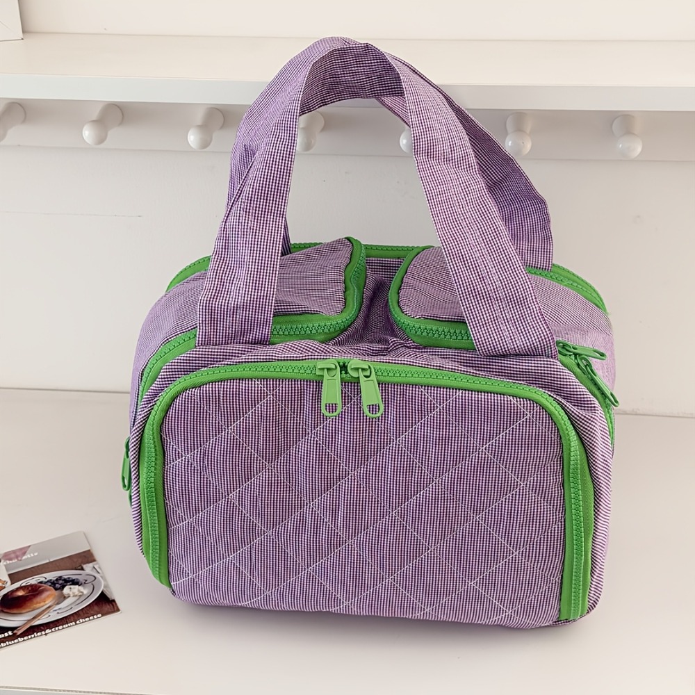 Travel Accessories Toiletries - Large Capacity Handheld Makeup Brush Organizer
