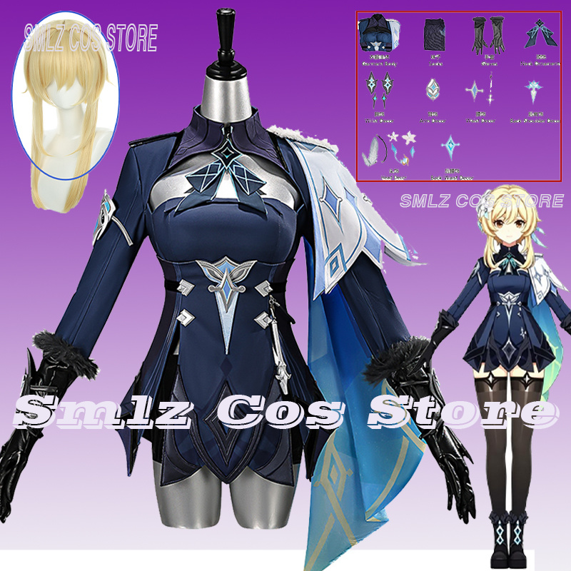 Travel Accessories Aesthetic - 2026 Genshin Impact Traveler Lumine Cosplay