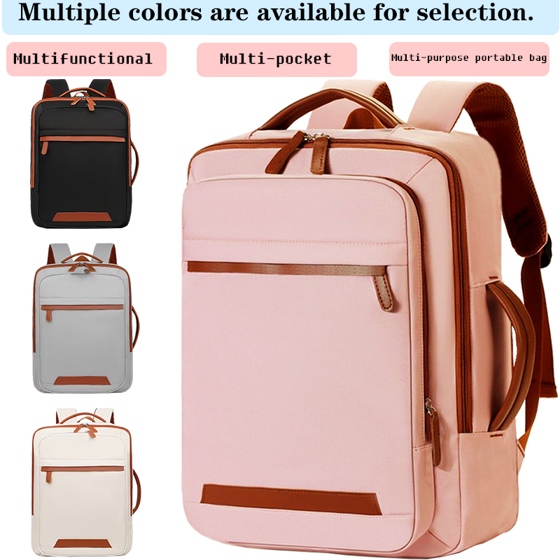 Travel Packing Accessories - Versatile Travel Laptop Backpack with Trolley