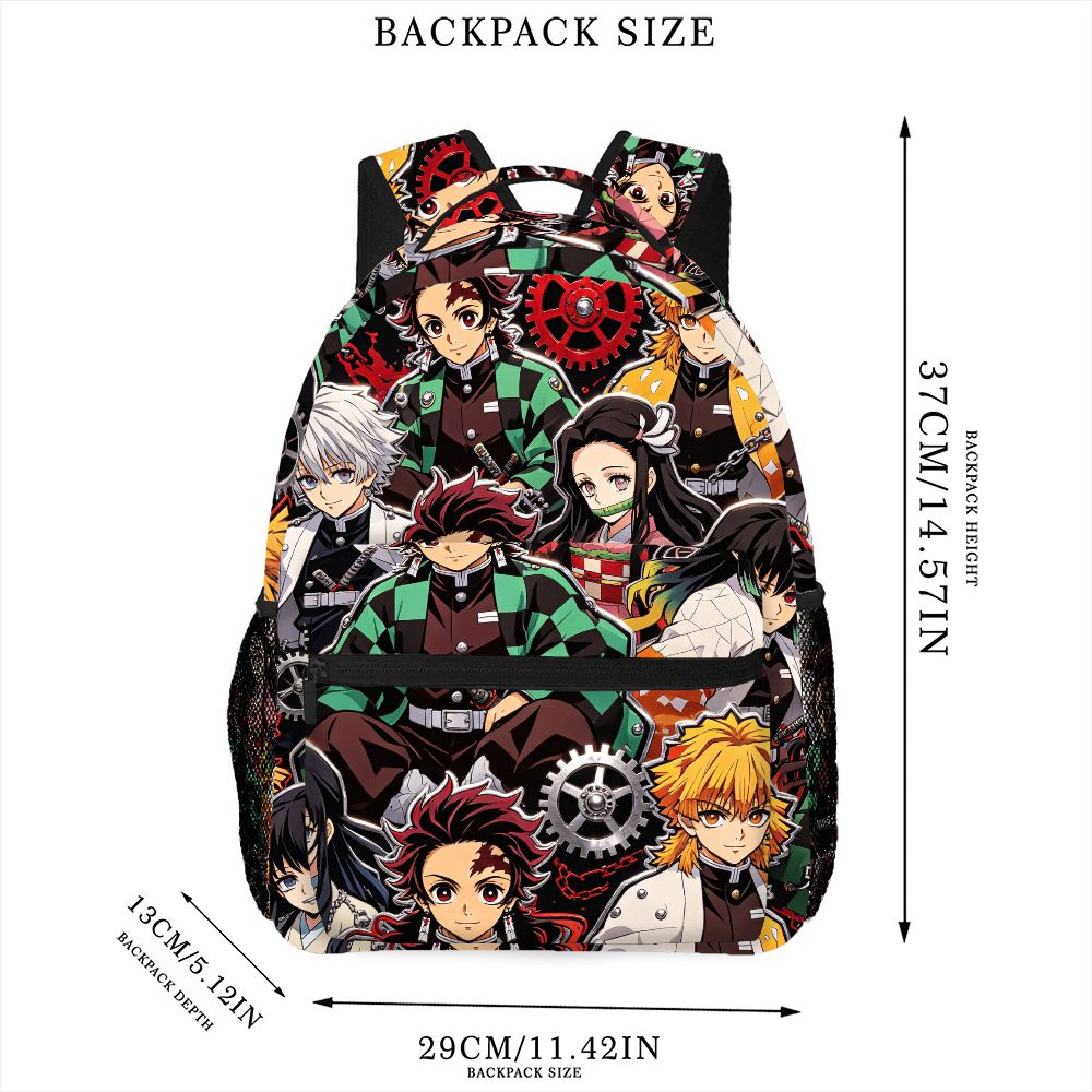 Demon Slayer Anime Backpack Ta - огляд і ціна Travel Packing Accessories