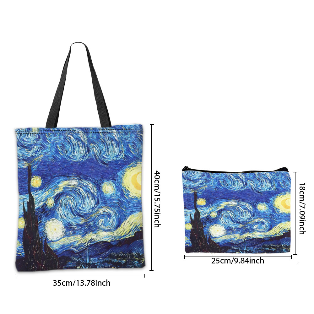 Van Gogh Series Tote Bag Cosme - огляд і ціна Travel Accessories Bag
