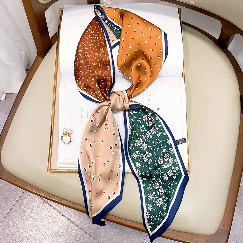 Design Print Skinny Scarf Plai - огляд і ціна Travel Accessories Luxury