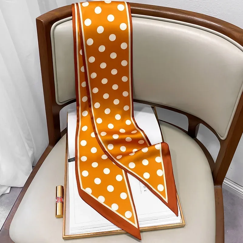 Design Print Skinny Scarf Plai - огляд і ціна Travel Accessories Luxury