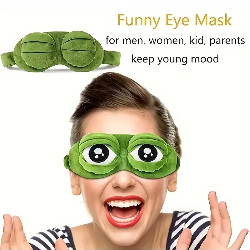 Frog Shaped Eye Mask Party Gam - огляд і ціна Travel Accessories For Women