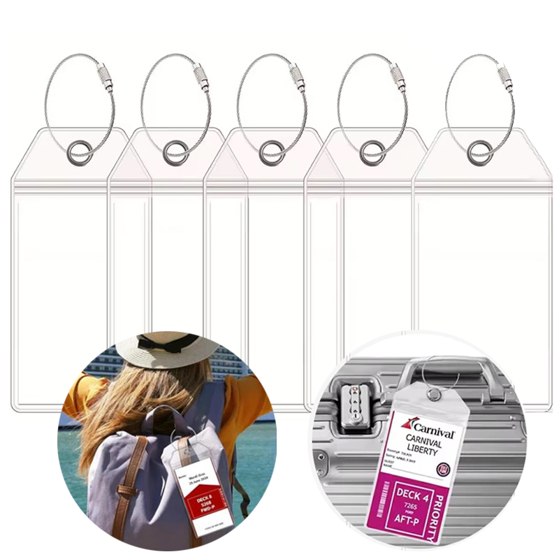 5Pcs Transparent Cruise Luggag - огляд і ціна Travel Accessories List