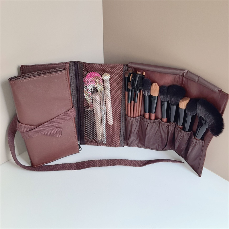 PU Leather Makeup Brush Roll B - огляд і ціна Travel Accessories Toiletries