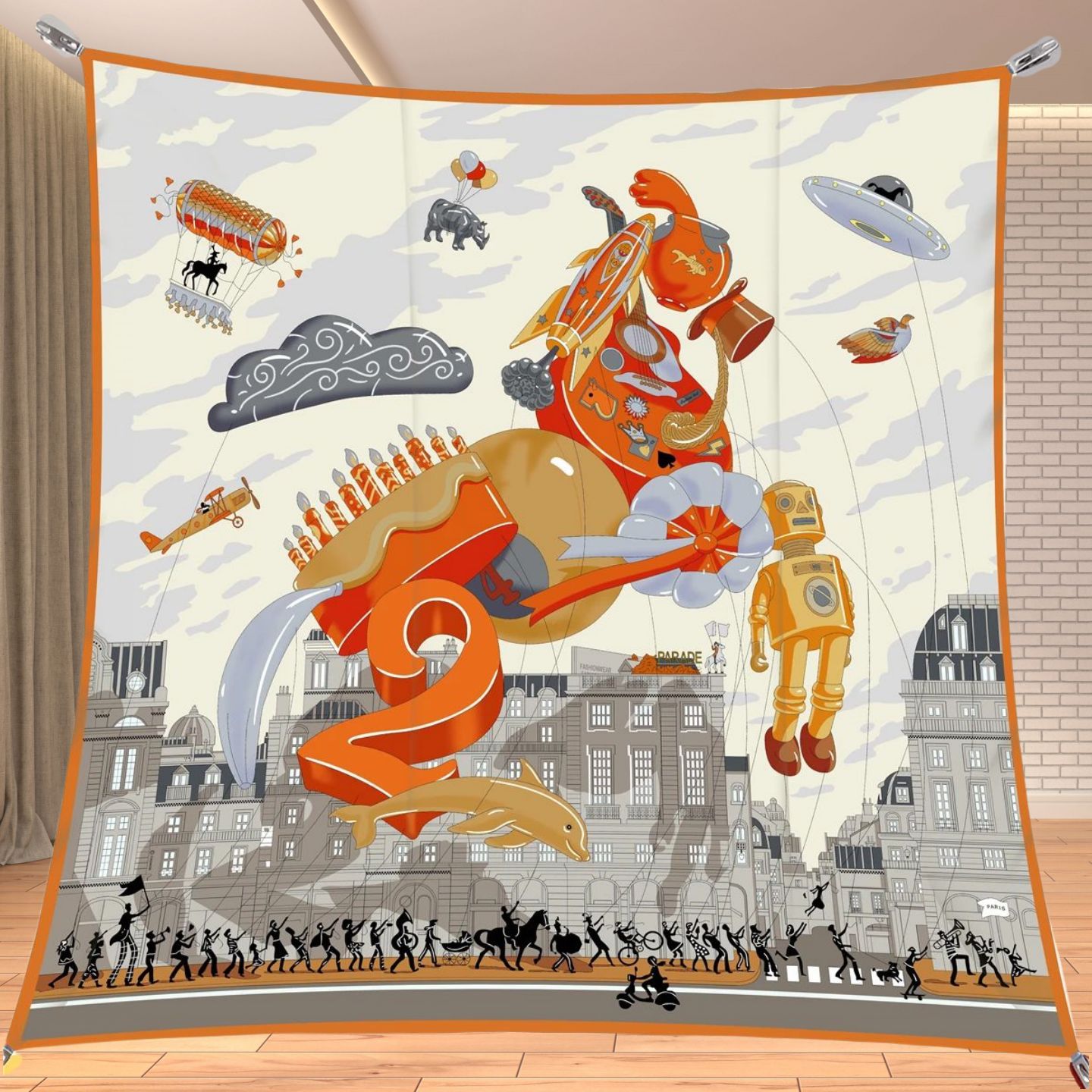 90cm Twill Silk Like Square Sc - огляд і ціна Travel Accessories Luxury