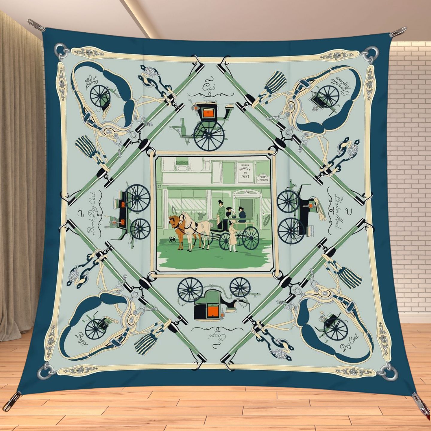 90cm Twill Silk Like Square Sc - огляд і ціна Travel Accessories Luxury
