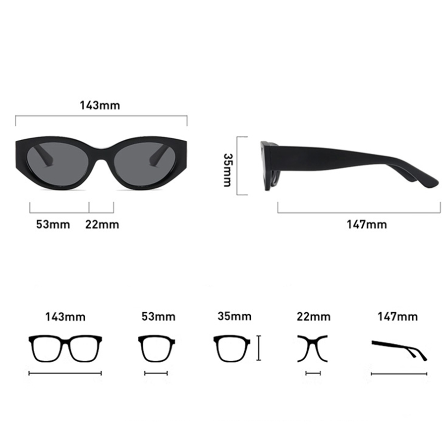 Women Men Classic Cat-Eye Pola - огляд і ціна Travel Accessories Luxury