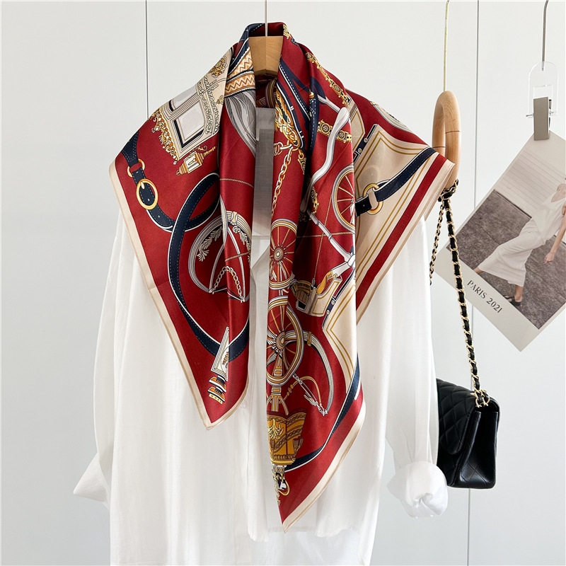 12MM Soft Silk Scarf Women 90C - огляд і ціна Travel Accessories For Women
