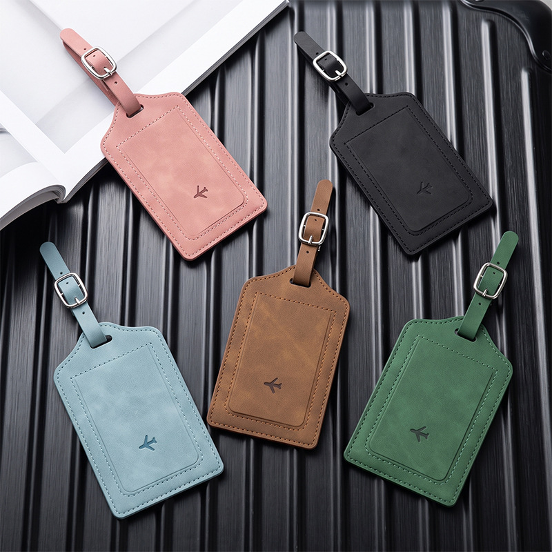 1PC PU Leather Luggage Tag Wom - огляд і ціна Travel Accessories Kit For Men