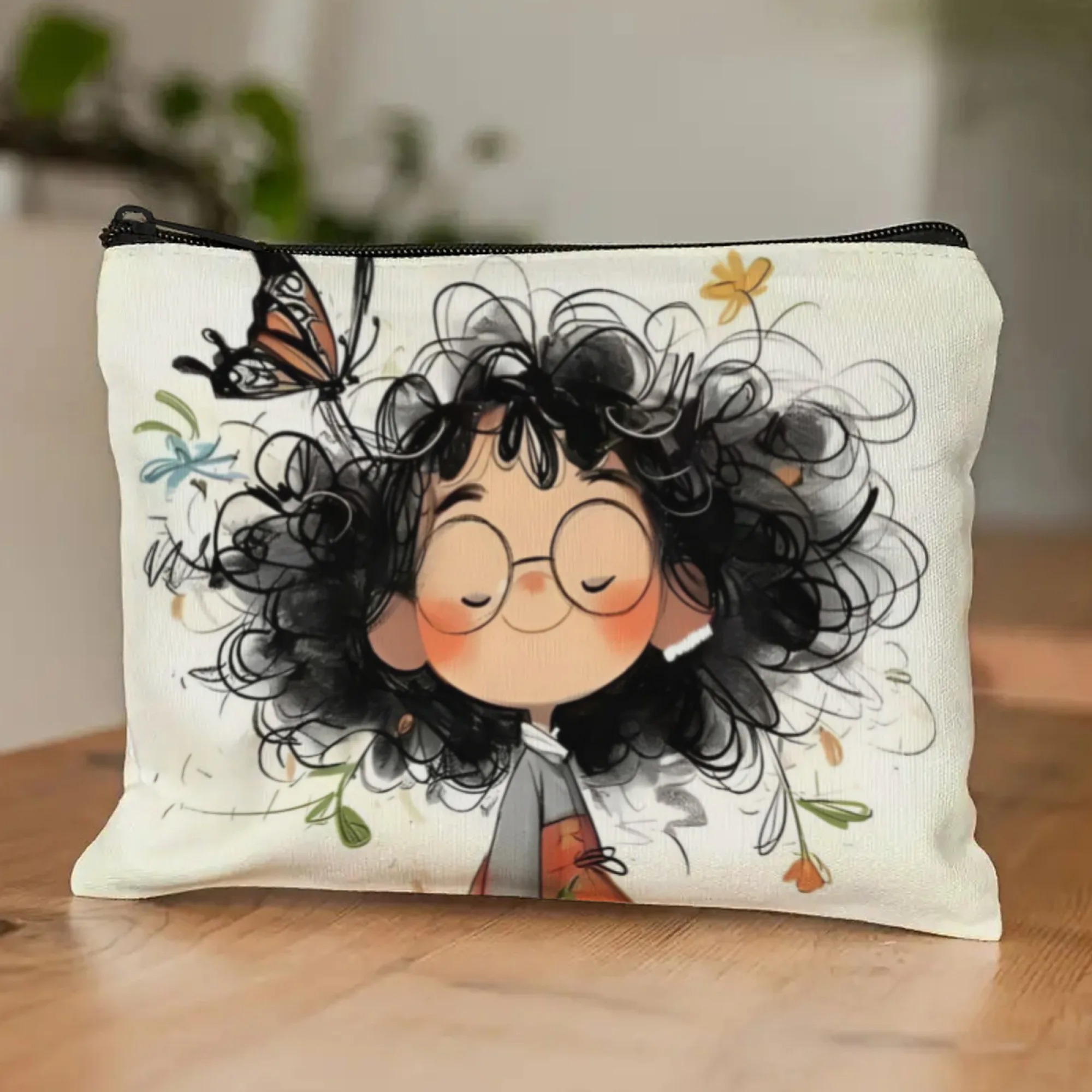Cartoon Girl Makeup Bag Zipper - огляд і ціна Travel Accessories Bag