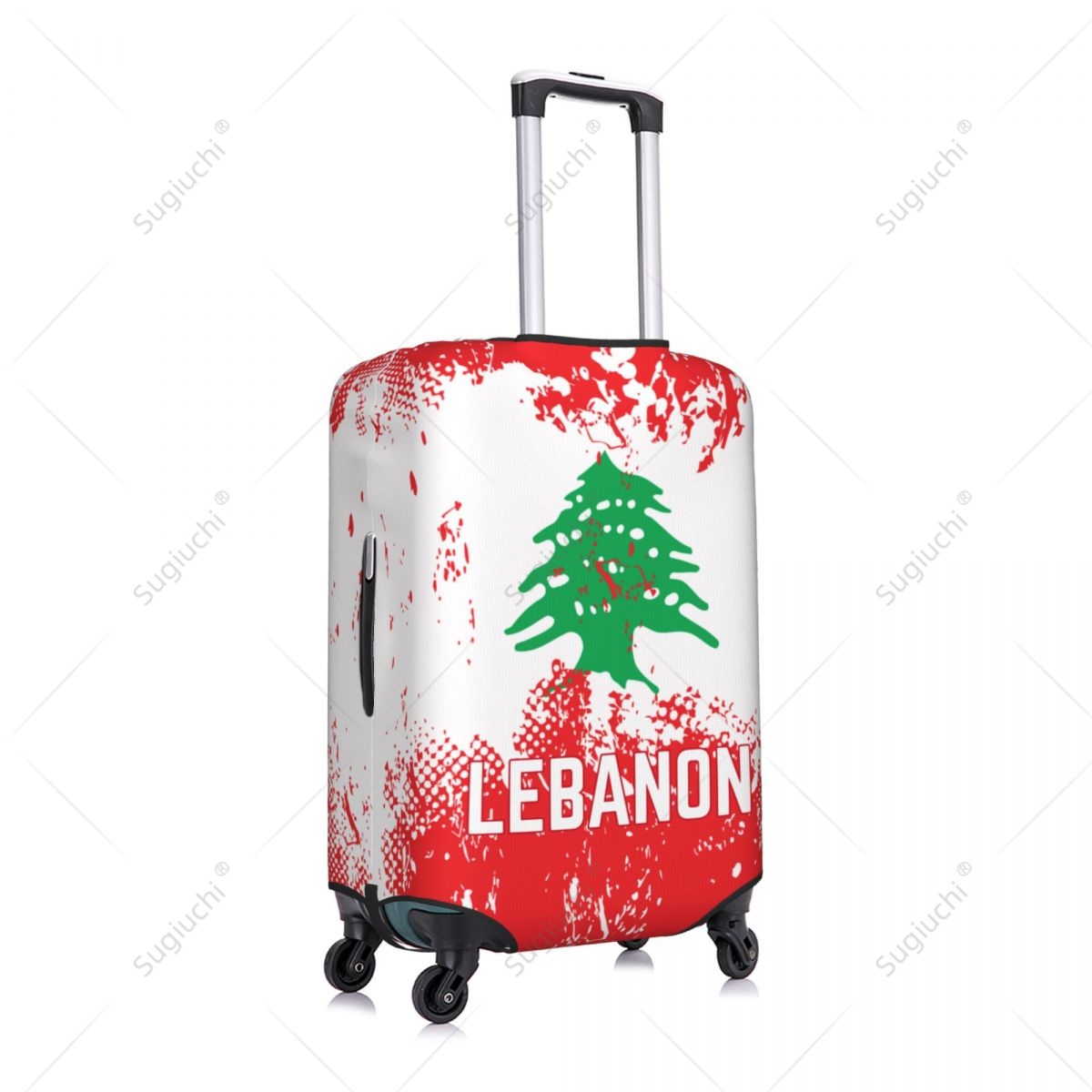Lebanon Flag Luggage Cover Sui - огляд і ціна Travel Accessories Lebanon