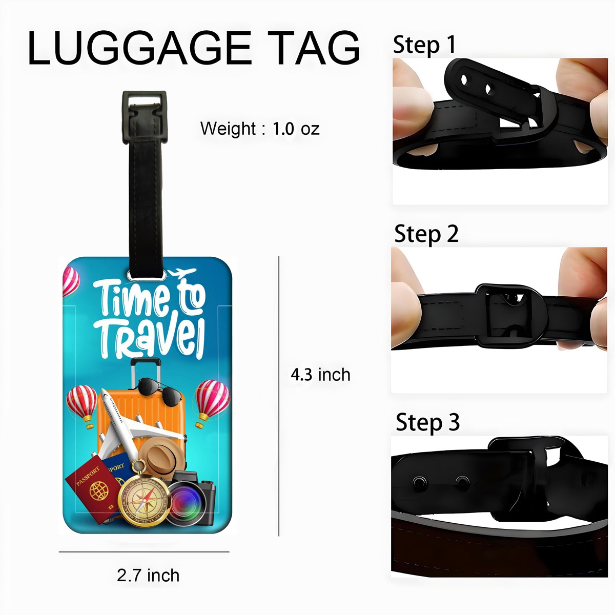 Travel Style Luggage Tag Men W - огляд і ціна Travel Accessories Kit For Men