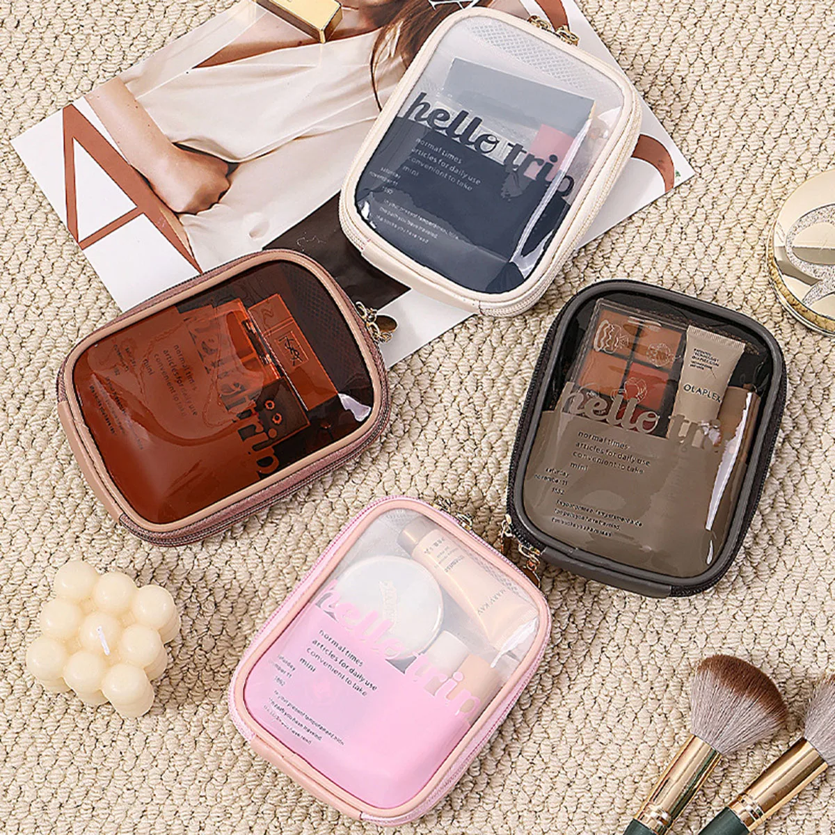 Transparent Portable Cosmetic  - огляд і ціна Travel Accessories Toiletries