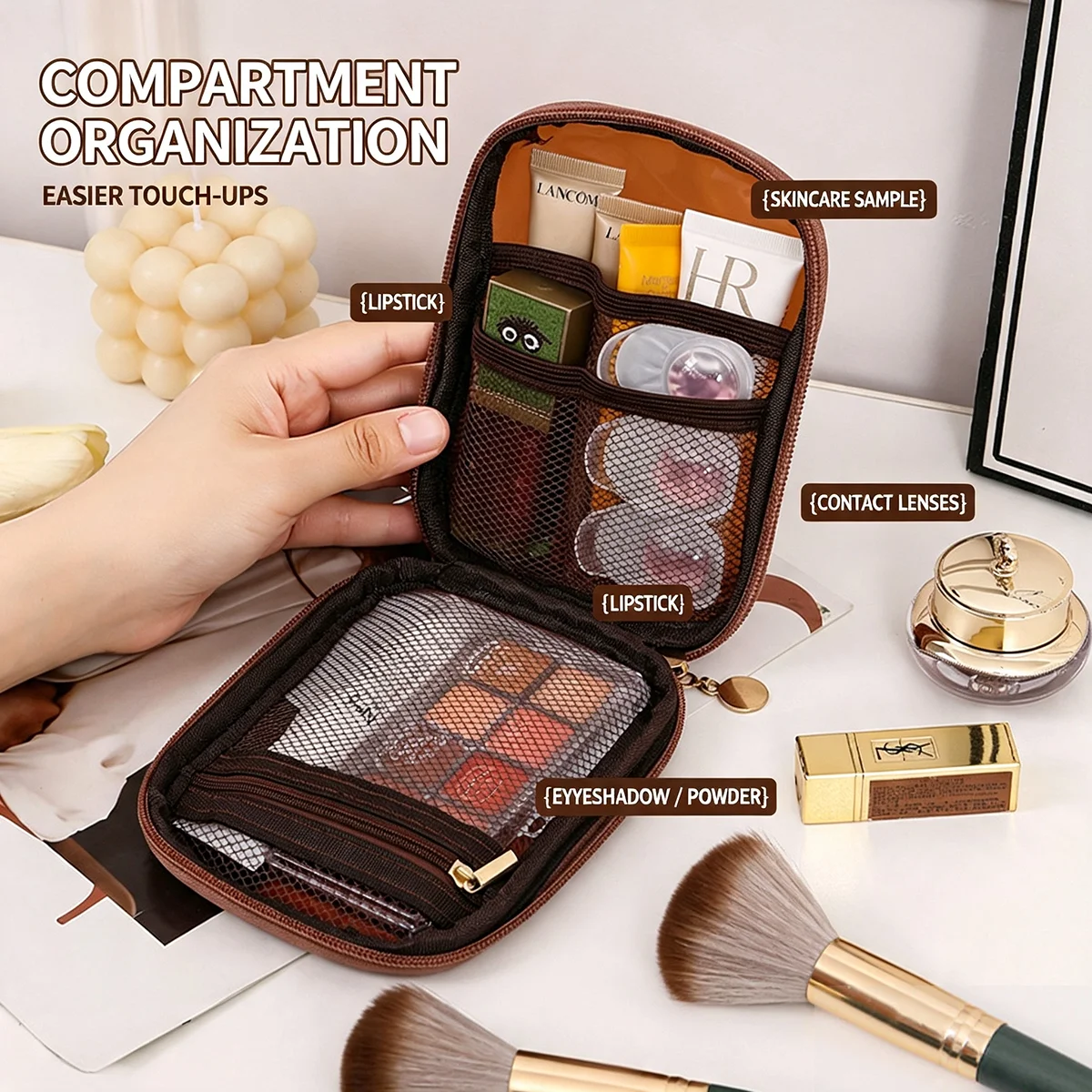 Transparent Portable Cosmetic  - огляд і ціна Travel Accessories Toiletries