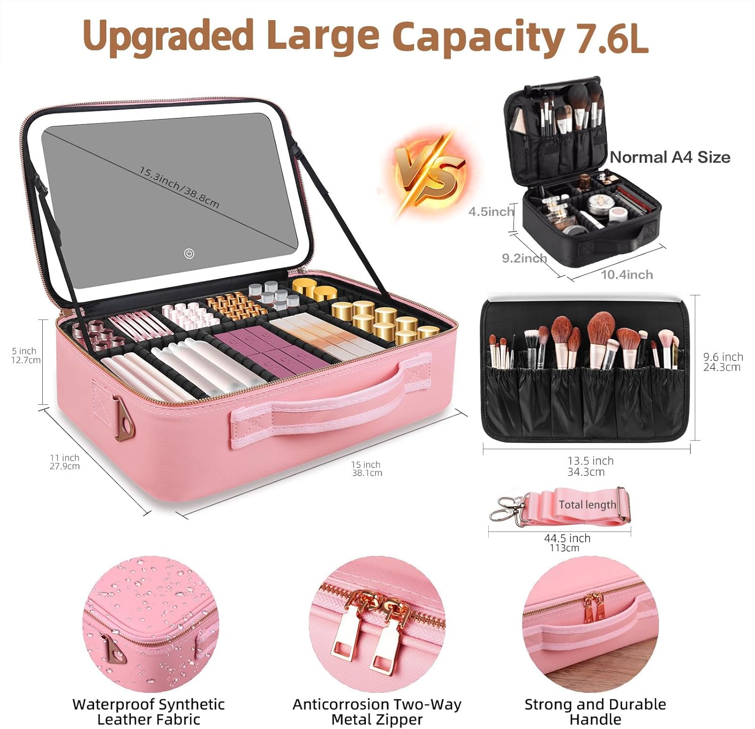 Large Capacity Makeup Bag 15'' - огляд і ціна Travel Accessories Bag